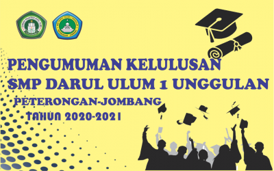 Pengumuman Kelulusan SMP Darul Ulum 1 Unggulan Th 2020-2021