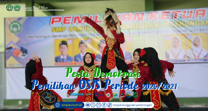 Pesta Demokrasi Pemilihan OSIS SMP Darul Ulum 1 Unggulan Peterongan Periode 2026/2027